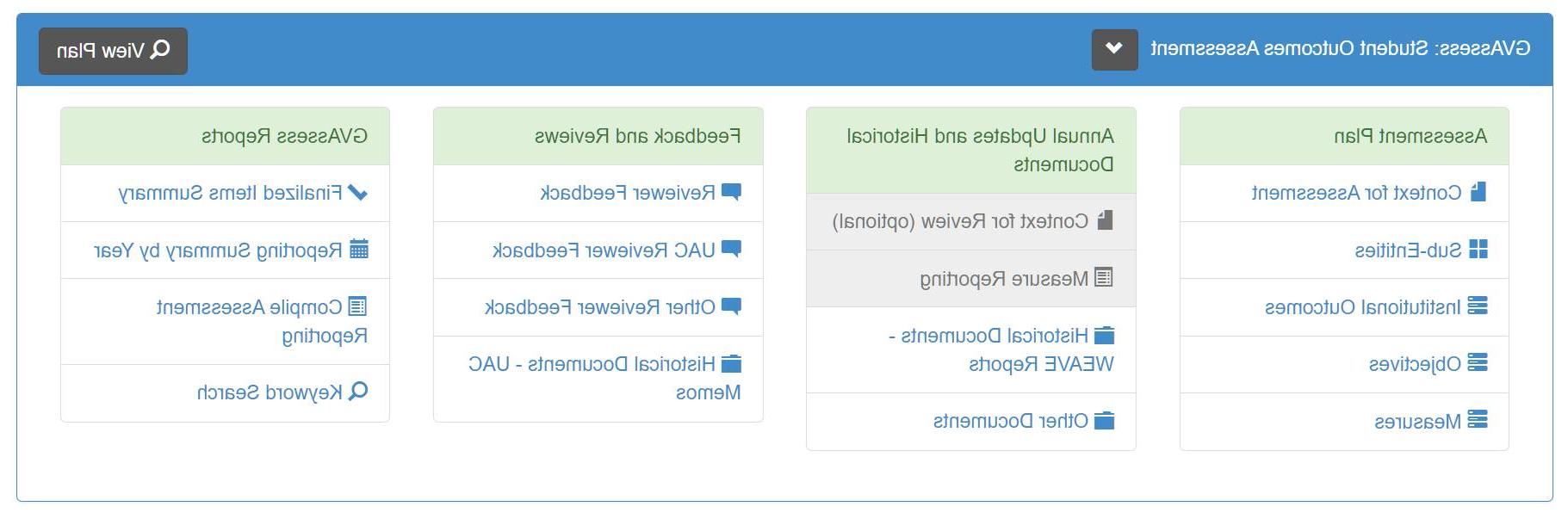 GVAssess interface